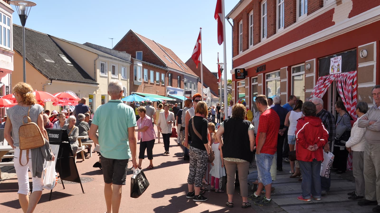 Einkaufen in der Muschelstadt Løgstør